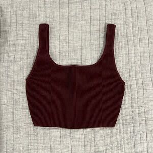Aritzia Babaton Sculpt Knit Squareneck Tank